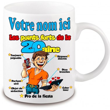Mug Cadeau Anniversaire 30 Ans impression artisanale française en  Nouvelle-Aquitaine