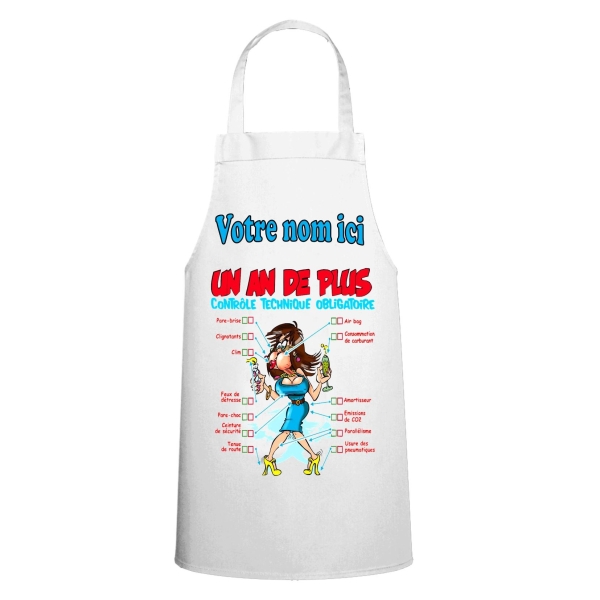 Tablier Anniversaire