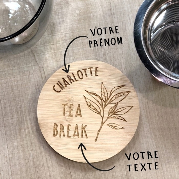 Tisanière avec infuseur de thé à personnaliser
