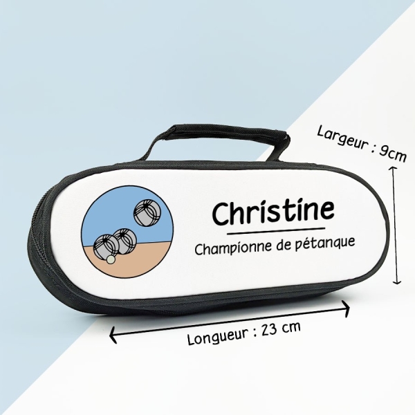 Sacoche pour pétanque personnalisée - L'apéro