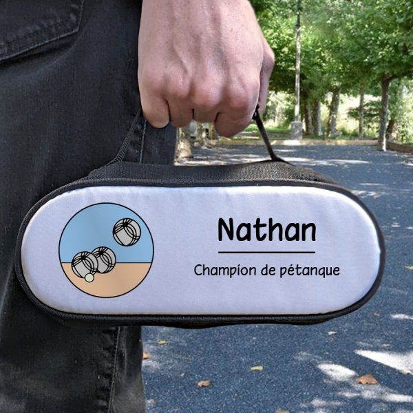 Sacoche pour pétanque personnalisée - L'apéro