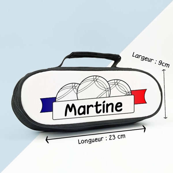 Sacoche pour pétanque personnalisée - Bannière France
