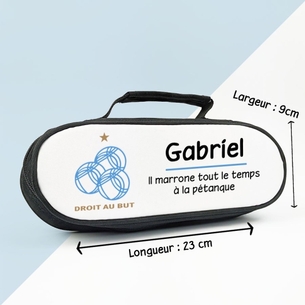 Sacoche pour pétanque personnalisée - Droit au but