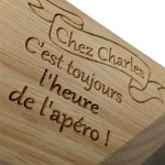 Guillotine à saucisson prénom gravée