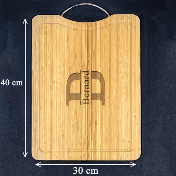 Planche à découper Initiale personnalisée