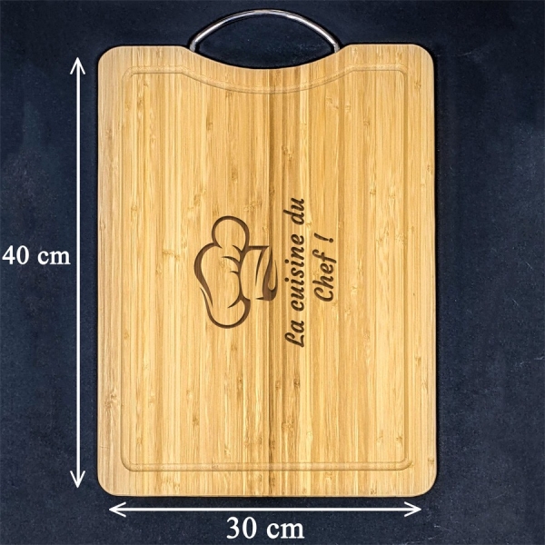 Planche à découper Toque personnalisée