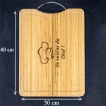 Planche à découper Toque personnalisée