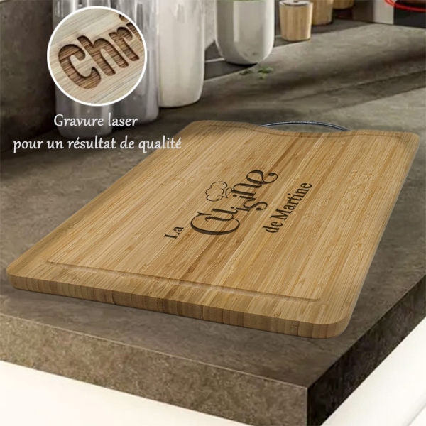 Planche à découper La cuisine de personnalisée