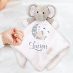 Doudou éléphant blanc Modèle Étoile