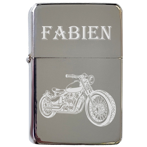 Briquet à essence de couleur GRIS - (Amazon Boussole)