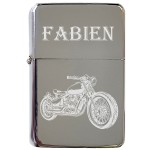 Briquet à essence de couleur GRIS - (Amazon Boussole)