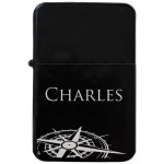 Briquet à essence de couleur BLEU - (Amazon Coeur)