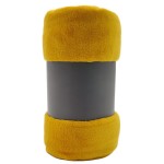 Plaid microfibre Anthracite 125x150 personnalisé