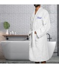 Peignoir de bain homme brodé