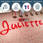 Peignoir de bain gris femme personnalisé