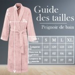 Peignoir de bain rose femme personnalisé