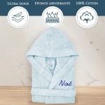 Peignoir de bain blanc enfant