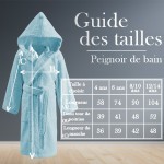 Peignoir de bain blanc enfant
