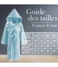 Peignoir de bain blanc enfant