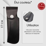 Couteau laguiole bois marron personnalisé