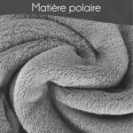 Peignoir de chambre gris homme brodé