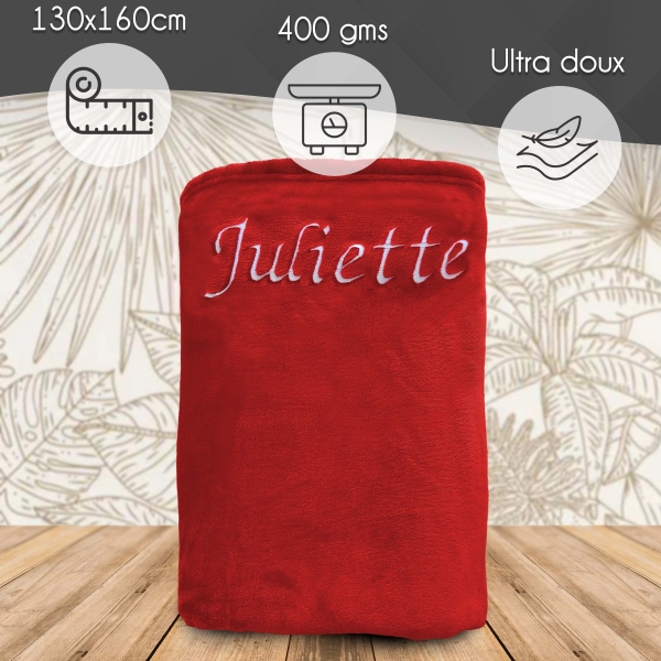 Plaid Polaire 130x160 personnalisé