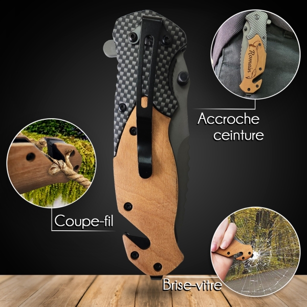 Couteau pliant personnalisé