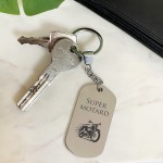 Porte-clés métal personnalisé - Modèle Moto