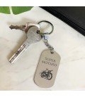 Porte-clés métal personnalisé - Modèle Moto
