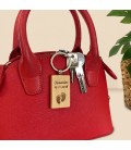 Porte-clés rectangle en bois personnalisé - Modèle Enfant