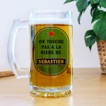 Chope à bière personnalisée - Modèle étoile