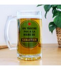 Chope à bière personnalisée - Modèle étoile