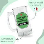 Chope à bière personnalisée - Modèle étoile