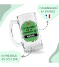 Chope à bière personnalisée - Modèle étoile
