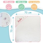 Sortie de bain brodée