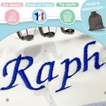 Sortie de bain brodée