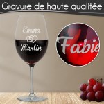 Verre à Vin "Noël" à personnaliser