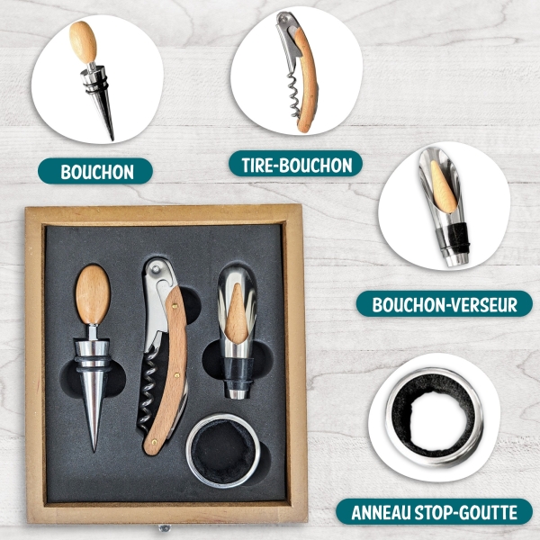 Coffret vin petit modèle personnalisé