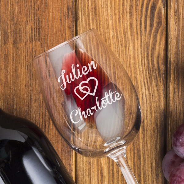 Verre à Vin "Noël" à personnaliser