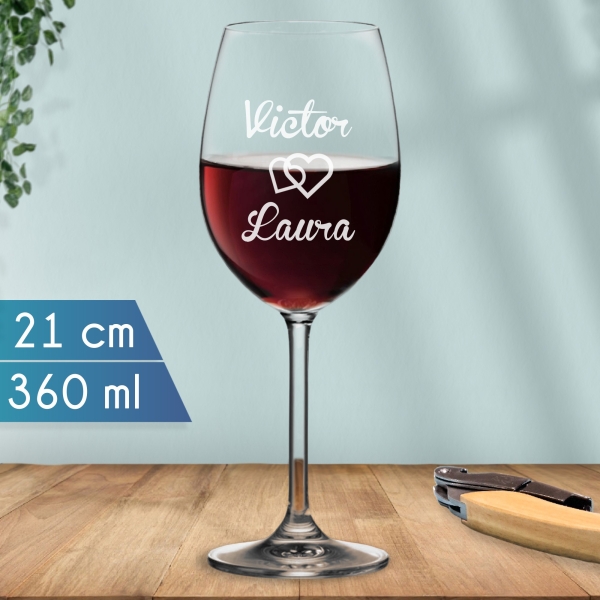 Verre à Vin "Noël" à personnaliser