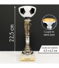 Trophée foot personnalisable