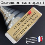 Trophée foot personnalisable