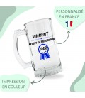 Chope à bière personnalisée - Modèle année