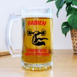 Chope à bière personnalisée - Modèle année