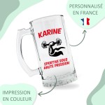 Chope à bière personnalisée - Modèle année