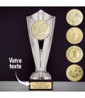 Trophée argenté personnalisable - 7 modèles
