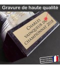 Trophée argenté personnalisable - 7 modèles