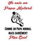 T-Shirt homme "Papa motard"