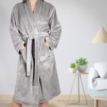 Peignoir de chambre femme brodé