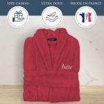 Peignoir de chambre femme brodé